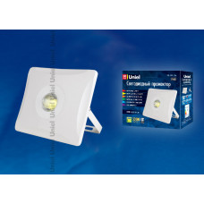 Прожектор светодиодный ULF-F11-30W/DW IP65 180-240В WHITE картон UNIEL UL-00000390