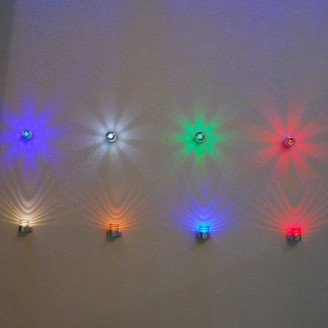 Светильник светодиодный накладной MS-WL51A 1LEDx3W DC12V зеленый MAYSUN 