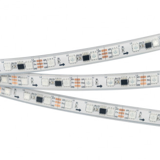 Лента SPI-5000PGS-5060-60 12V Cx3 RGB (12mm, 14.4W, IP67) (ARL, Закрытый, IP67) Arlight 026155(2)