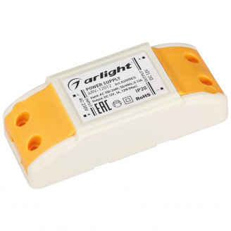 Блок питания ARV-12012 (12V, 1A, 12W) (ARL, IP20 Пластик, 2 года) Arlight 022090(1)