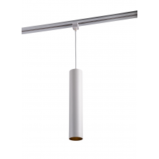 Светодиодный трековый светильник PTR  2310 10w 4000K 30° WH 400мм на подвесе 1м IP40 Jazzway 5031500