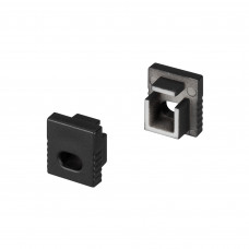 Заглушка SL-MINI-8 BLACK с отверстием (ARL, Пластик) Arlight 030518