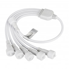 Коннектор питания ARD-CLASSIC-SYNC-RGB White (230V, 5 ports) (ARDCL, Закрытый) Arlight 031805