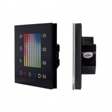 Панель Sens SR-2831AC-RF-IN Black (220V,RGB,4зоны) Arlight 020585