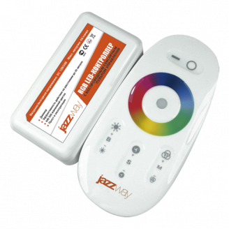 Контроллер RGB PRC-4000RF WH (белый)   12/24V 216/432Вт Jazzway 1007957
