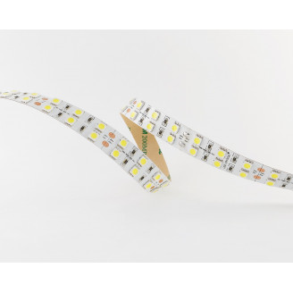 Светодиодная лента 5050-120 LED/м, 28.8Вт, 24В, IP20, ТЕПЛАЯ БЕЛАЯ (LR10-WW) Led-Crystal LR10-WW