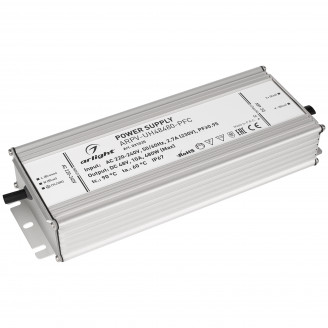 Блок питания ARPV-UH48480-PFC (48V, 10A, 480W) (ARL, IP67 Металл, 7 лет) Arlight 031035