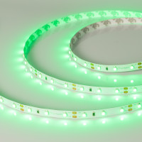 Лента RT-A60-8mm 12V Green (4.8 W/m, IP20, 2835, 5m) (ARL, Открытый)