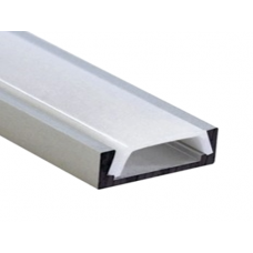 Накладной алюминиевый профиль, Серебристый анодированный 2000х15,2х6мм  СП261