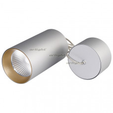 Светильник подвесной SP-POLO-R85-2-15W Day White 40deg (Silver, Gold Ring) Arlight 022972