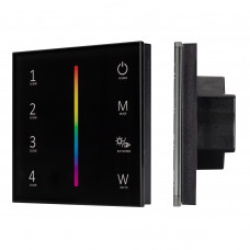 Панель SMART-P22-RGBW-G-IN Black (12-24V, 4x3A, Sens, 2.4G) (Arlight, IP20 Пластик, 5 лет) Arlight 033766