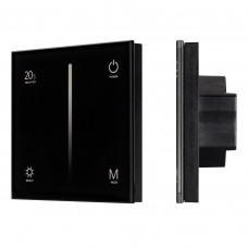 Панель SMART-P6-DIM-G-IN Black (12-24V, 4x3A, Sens, 2.4G) (Arlight, IP20 Пластик, 5 лет) Arlight 034780