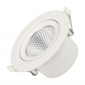 Светильник LTD-POLAR-TURN-R105-10W Warm3000 (WH, 36 deg, 230V) (Arlight, IP20 Пластик, 3 года)