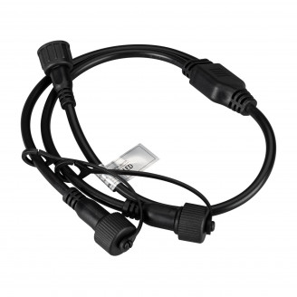 Коннектор питания ARD-CLASSIC-SYNC-RGB Black (230V, 2 ports) (Ardecoled, Закрытый) Arlight 031802