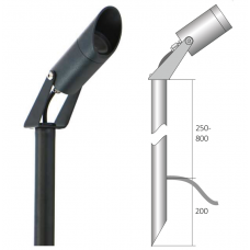 Столбик грунтовый SP50 для светильников серии MS ABC Lighting SP50-MS