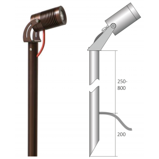 Столбик грунтовый SP25 для светильников серии AV ABC Lighting SP25-AV