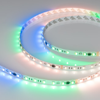 Лента DMX-B60-10mm 24V RGBW-PX6 (18 W/m, IP20, 5060, 5m) (Arlight, бегущий огонь) Arlight 033449