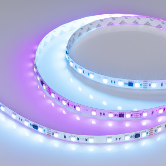 Лента DMX-B60-10mm 24V RGB-PX6-RAM (15 W/m, IP20, 5060, 5m) (Arlight, бегущий огонь) Arlight 033448