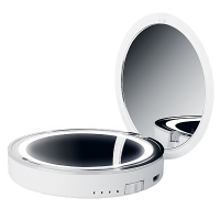 Зеркало JAZZway ML-D9AC-wh, подсветка, аккумулятор, бел.
