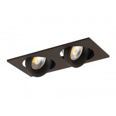 Встраиваемый поворотный светильник под сменную лампу Donolux DL18412/02TSQ Black