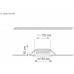 Встраиваемый биодинамический светодиодный светильник, 15Вт Donolux DL18891/15W White R Dim