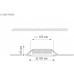 Встраиваемый биодинамический светодиодный светильник, 20Вт Donolux DL18891/20W White R Dim