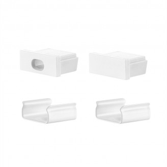 Набор аксессуаров для профиля LR39, черный Led-Crystal R37-WH