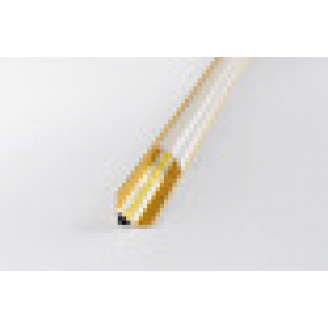 Угловой алюминиевый профиль 16х16х2000мм, золото Led-Crystal LR49-MGL