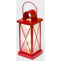 Светильник светодиодный ФОНАРЬ 220В/24В 10LED теплый белый H-30см 3м-прозр. шнур