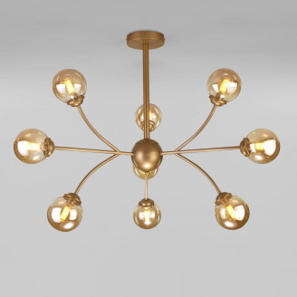 Подвесная люстра Eurosvet Astro 30179 матовое золото Eurosvet 30179 матовое золото