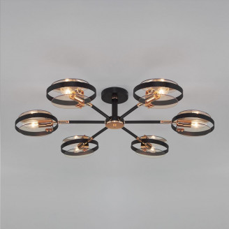 Потолочная люстра Eurosvet Gallo 70121/6 черный Eurosvet 70121/6 черный