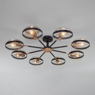 Потолочная люстра Eurosvet Gallo 70121/8 черный Eurosvet 70121/8 черный