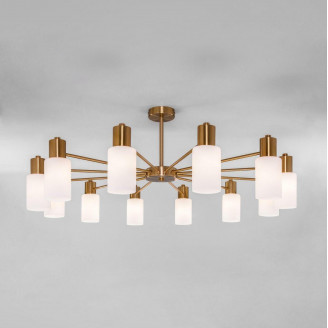 Потолочная люстра Eurosvet Vegga 70160/12 латунь Eurosvet 70160/12 латунь