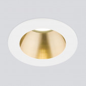 Встраиваемый светодиодный светильник Elektrostandard 25023/Led 7W 4200K WH/SB белый/бронза