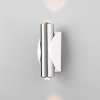 Настенный светодиодный светильник Elektrostandard Steel 40109/LED белый/сталь  Elektrostandard a055628