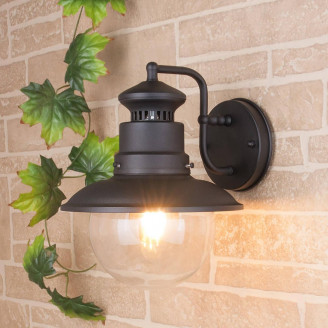 Уличный настенный cветильник Elektrostandard Talli D GL 3002D черный  Elektrostandard a038480