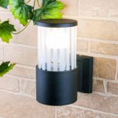 Уличный настенный светильник Elektrostandard 1410 Techno черный 