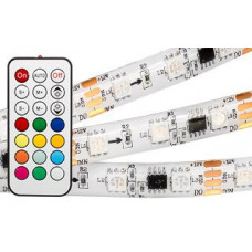 Светодиодная лента SPI-5000SE-IR21B 12V RGB (5060,300 LED x3,1804, ПДУ) Arlight 024145