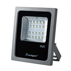 Светодиодный прожектор AR-FLAT-ARCHITECT-20W-220V Warm (Grey, 50x70 deg) Arlight 024167