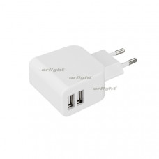 Блок питания ARDV-16-5V-USB DUO (5V, 3.1A, 16W, White) Arlight 023249