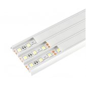 Алюминиевый профиль 9х59.6х2000мм с матовым экраном и аксессуарами LR46-М Алюминиевый профиль 9х59.6х2000мм с матовым экраном и аксессуарами LR46-М