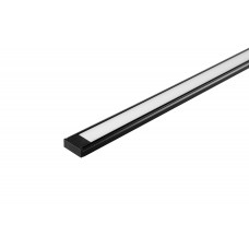 Алюминиевый профиль 6*15*2000мм, черный Led-Crystal LR39-MBL