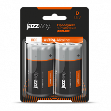 LR20 Батарейки ULTRA Alkaline BL-2  Jazzway 5005136