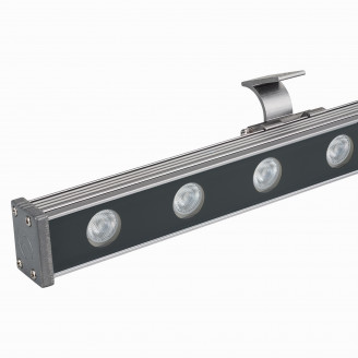 Светодиодный прожектор AR-LINE-1000S-18W-24V RGB (Grey, 30 deg, DMX512) Arlight 023623