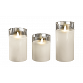 Свечи ФАZА CL7-SET3-wh (3 свечи, пульт ДУ, бел)