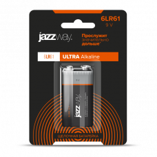 Батарейки 6LR61  ULTRA Alkaline BL-1 Jazzway 5005075