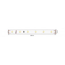 Лента светодиодная LUX, 3528, 60 LED/м, 4,8 Вт/м, 24В, IP33, Теплый белый (2700K) DesignLed 012713
