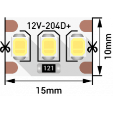 Светодиодная лента 22Вт 12В 3M нейтральный белый цвет свечения SWG2204 SWG 009242