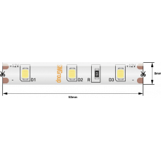 Лента светодиодная стандарт 2835, 60 LED/м, 3M холодный белый SWG260-12-6.3-W-M SWG 009460