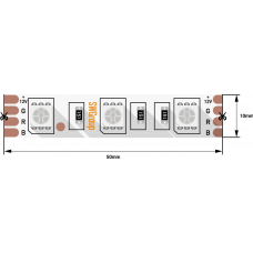 Светодиодная лента 14.4Вт 12В IP20 3M цвет RGB SWG560 SWG 007268